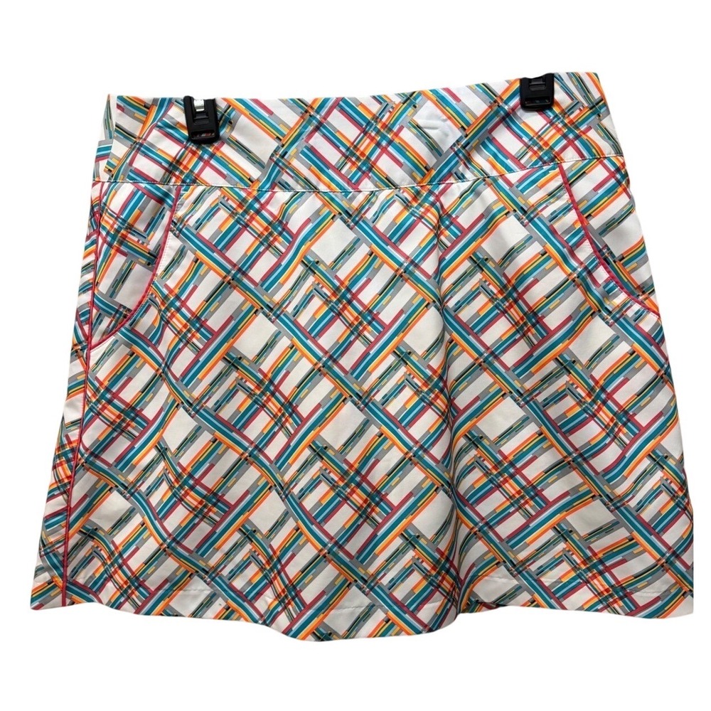 Adidas Climacool Golf Wmns Sz 10 Teal Orange Purple Geometric Skirt Bundle